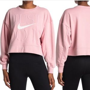 Nike Dri-FIT Just do it crew neck sweatshirt- NEW WITH TAGS NEVER WORN